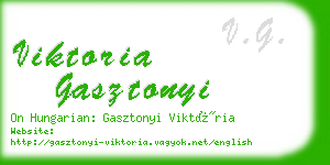 viktoria gasztonyi business card